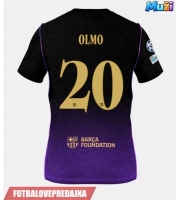 Lacne Muži Futbalové dres Barcelona Dani Olmo #20 2026-27 Krátky Rukáv - Preč